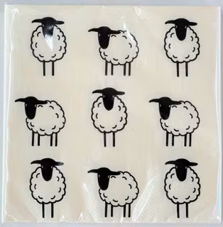 Pappersservett Får 20-pack
