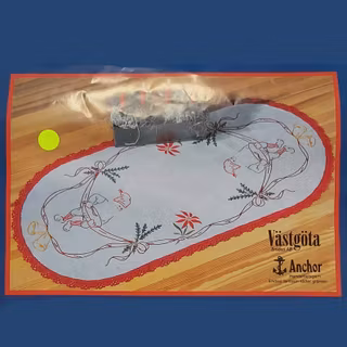 Julduk i stjälkstygn - utan garn