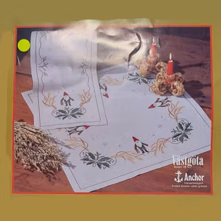 Jullöpare i stjälkstygn - utan garn