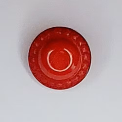 Röd knapp 17 mm