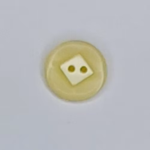Ljusgul knapp 14 mm