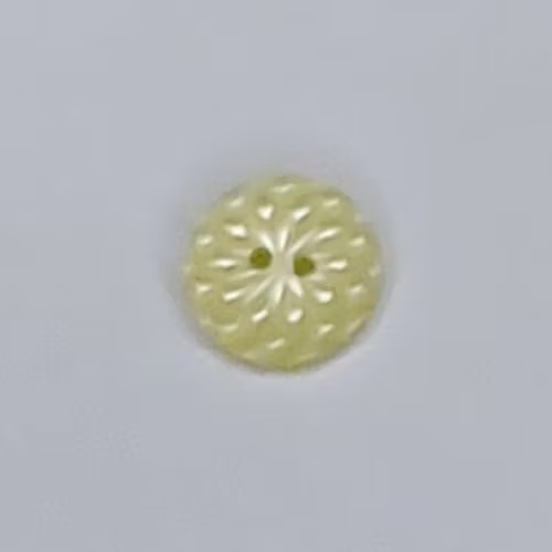 Ljusgul knapp 12 mm