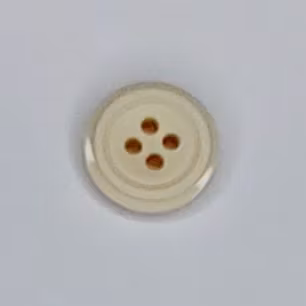 Gräddvit knapp 14 mm