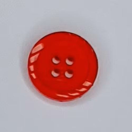 Röd knapp 18 mm