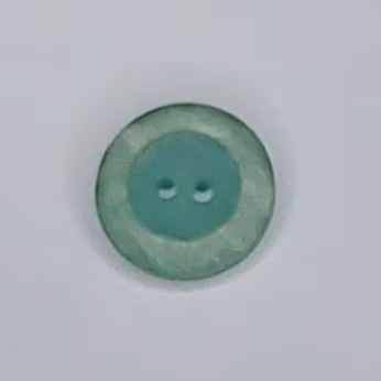 Ljusblå knapp 17 mm