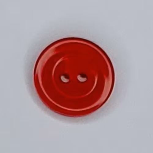 Röd knapp 18 mm