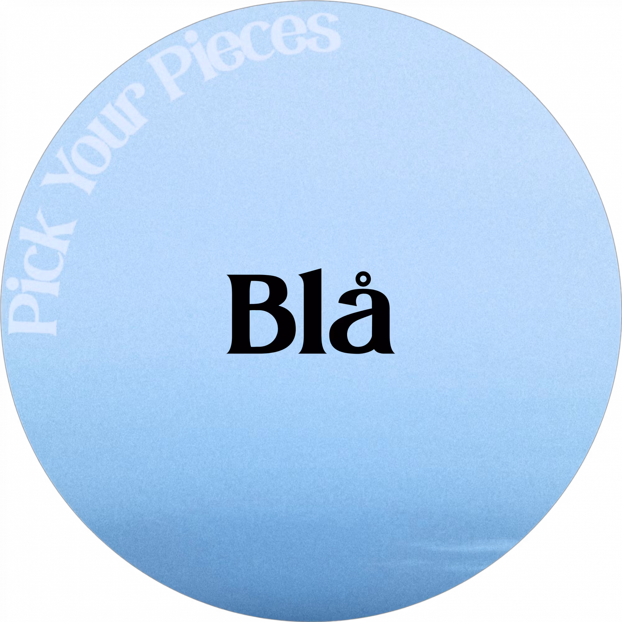 Blå - Pick Your Pieces