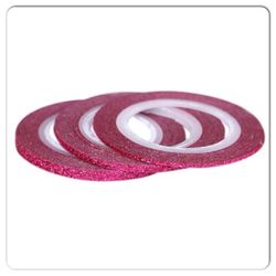 Striping Tape Glitter Pink