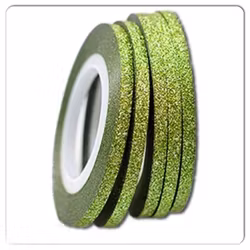 Striping Tape Glitter Green