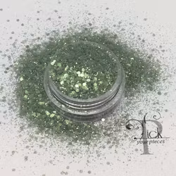 Bio-glitter Pure Sea Green Mini Mix