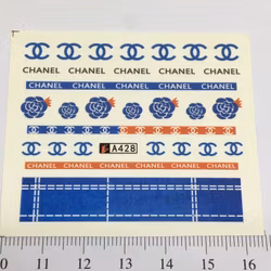 Waterstickers Chanel