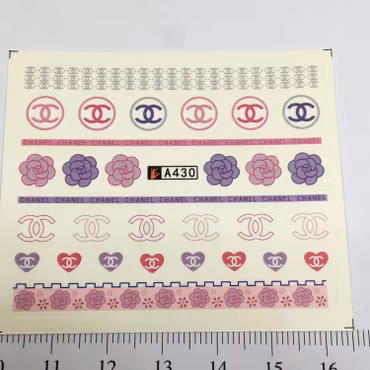 Waterstickers Chanel