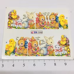 Waterstickers Easter