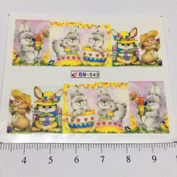 Waterstickers Easter