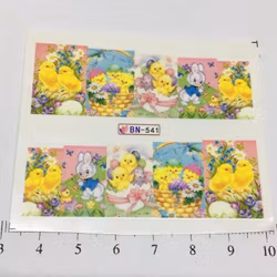 Waterstickers Easter
