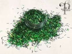 Tinsel Holo Green
