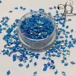 3D Rhombus Pearl Light Blue