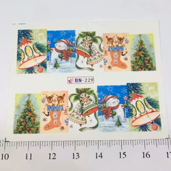 Waterstickers Jul och Vintermotiv
