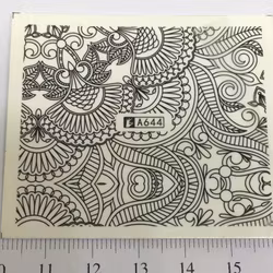 Waterstickers Spets