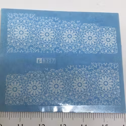 Waterstickers Spets