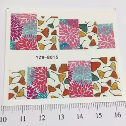 Waterstickers Blommor