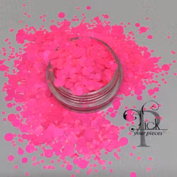 Dots Neon Shocking Pink