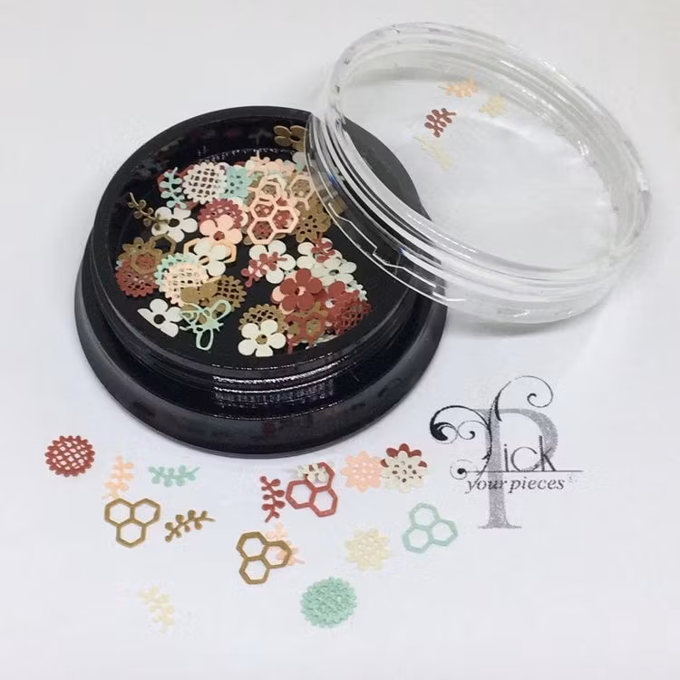 Sequins Flowers & bees