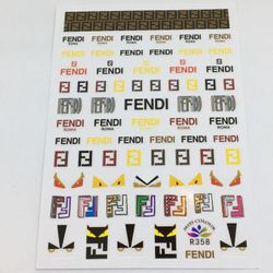 Stickers Logo Fendi Mix
