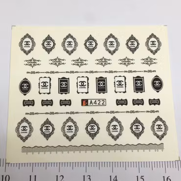 Waterstickers Chanel