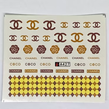 Waterstickers Chanel