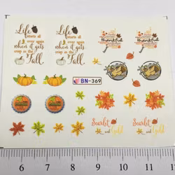 Waterstickers Thanksgiving