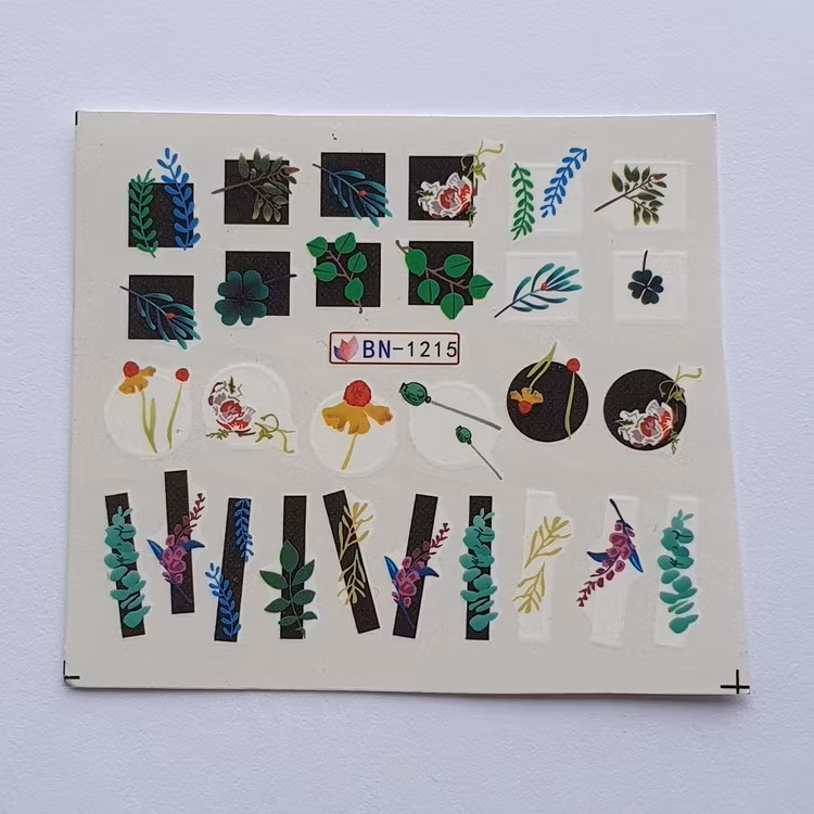 Waterstickers Blommor