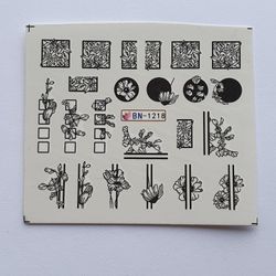 Waterstickers Blommor