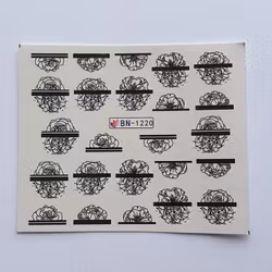 Waterstickers Blommor