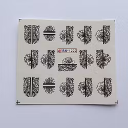 Waterstickers Blommor