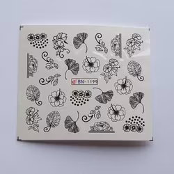 Waterstickers Blommor