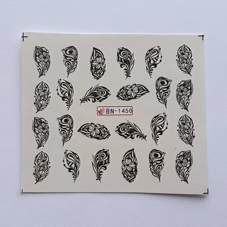 Waterstickers Blommor