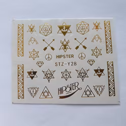 Waterstickers Hipster