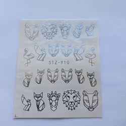 Waterstickers Djur