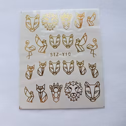 Waterstickers Djur