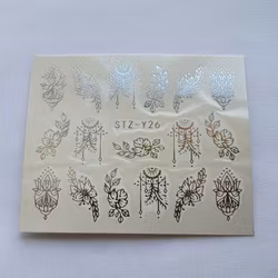 Waterstickers Blommor