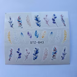 Waterstickers Blommor