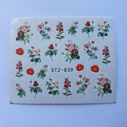 Waterstickers Blommor