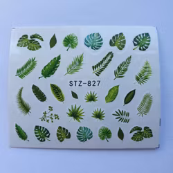 Waterstickers Blommor