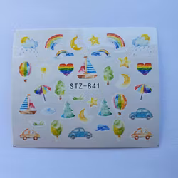 Waterstickers Tecknat