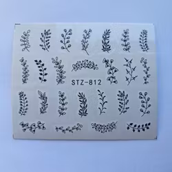 Waterstickers Blommor