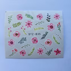 Waterstickers Blommor