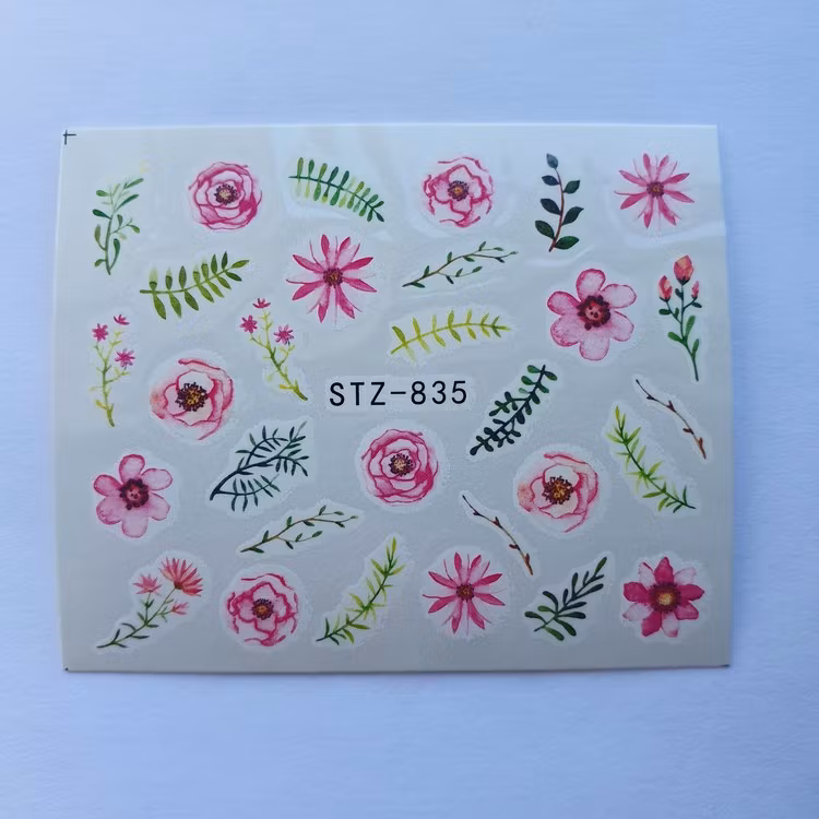 Waterstickers Blommor