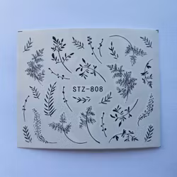 Waterstickers Blommor