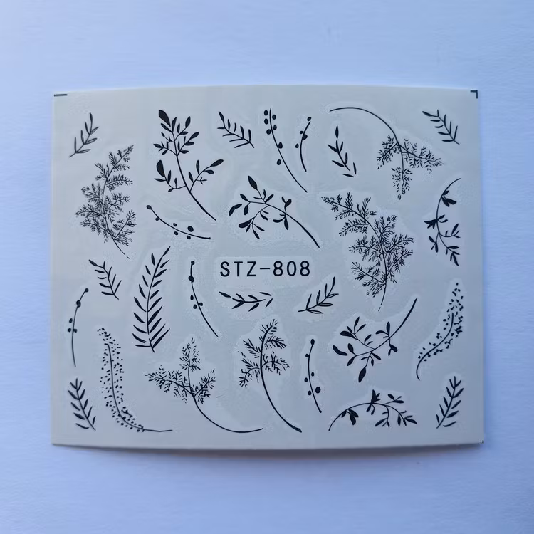 Waterstickers Blommor